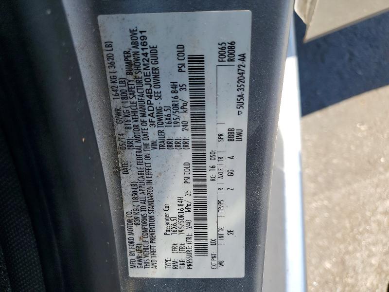 Продажа на аукционе авто 2014 Ford Fiesta, vin: 3FADP4BJ0EM241691, номер лота: 64672796