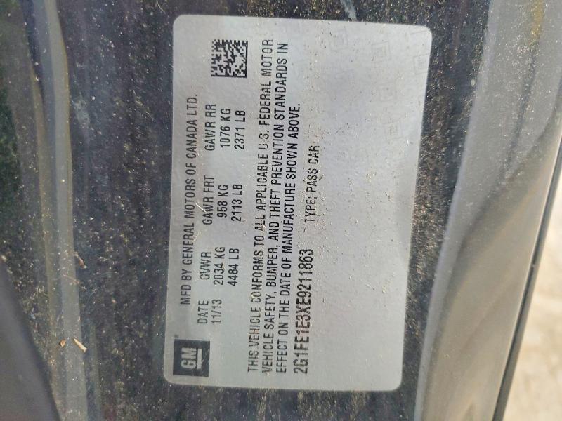 Продажа на аукционе авто 2014 Chevrolet Camaro, vin: 2G1FE1E3XE9211863, номер лота: 64467886