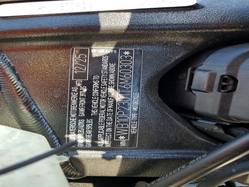 Aukcja sprzedaży 2026 Bmw S 1000, vin: WB10P2301T6M60303, numer aukcji: 64606686