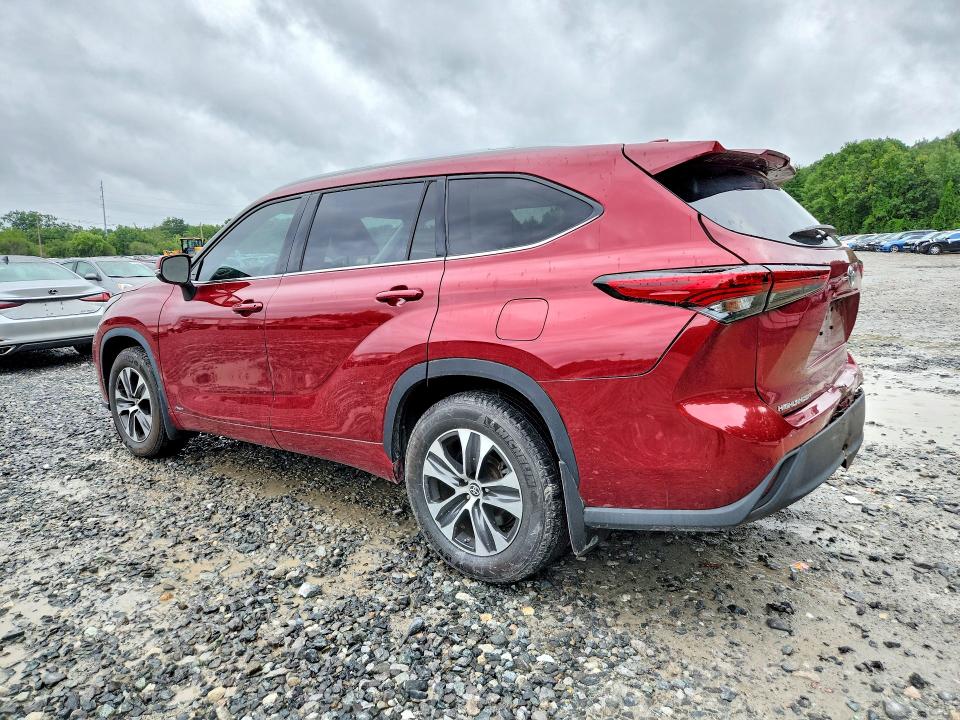63469486 :رقم المزاد ، 5TDGBRCH2NS557186 vin ، 2022 Toyota Highlander Hybrid مزاد بيع