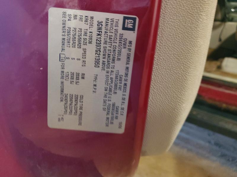 2007 Chevrolet Avalanche მანქანა იყიდება აუქციონზე, vin: 3GNFK12397G213950, აუქციონის ნომერი: 65182176