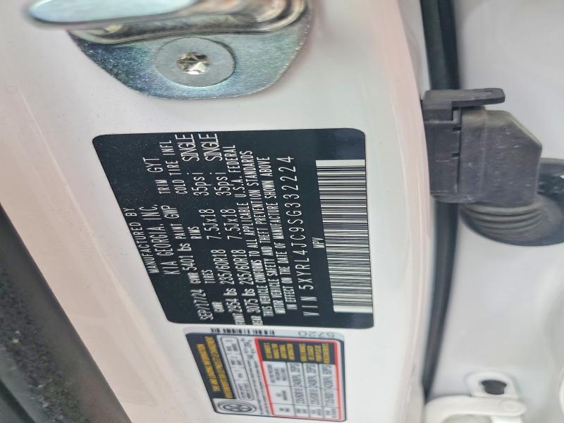 64424926 :رقم المزاد ، 5XYRL4JC9SG332224 vin ، 2025 Kia Sorento مزاد بيع