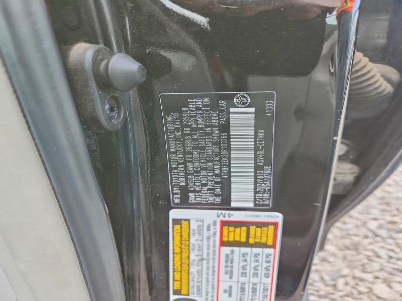 63928296 :رقم المزاد ، 4T4BF3EK3BR103266 vin ، 2011 Toyota Camry مزاد بيع