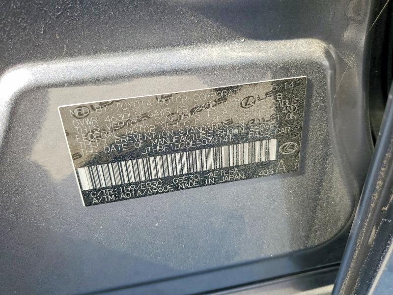 Продаж на аукціоні авто 2014 Lexus Is, vin: JTHBF1D20E5039141, номер лоту: 63543716