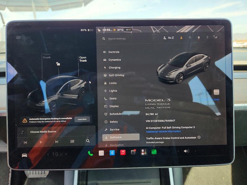 Aukcja sprzedaży 2020 Tesla Model 3, vin: 5YJ3E1EB6LF649547, numer aukcji: 66293806