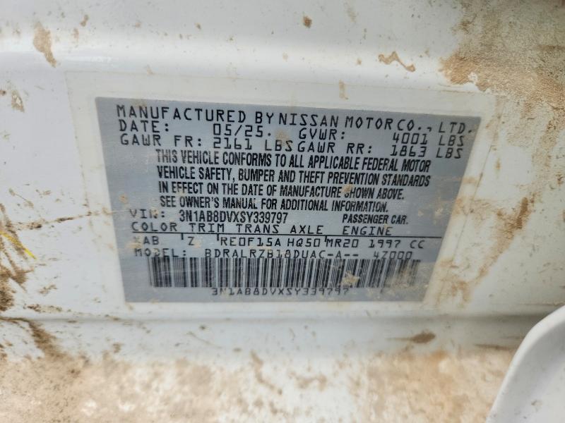 65475886 :رقم المزاد ، 3N1AB8DVXSY339797 vin ، 2025 Nissan Sentra مزاد بيع