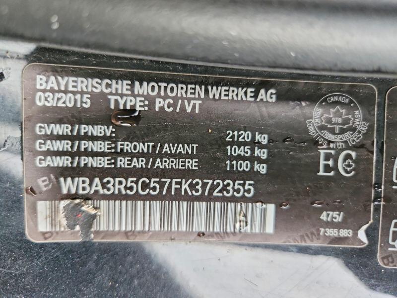 Aukcja sprzedaży 2015 Bmw 435, vin: WBA3R5C57FK372355, numer aukcji: 65509386