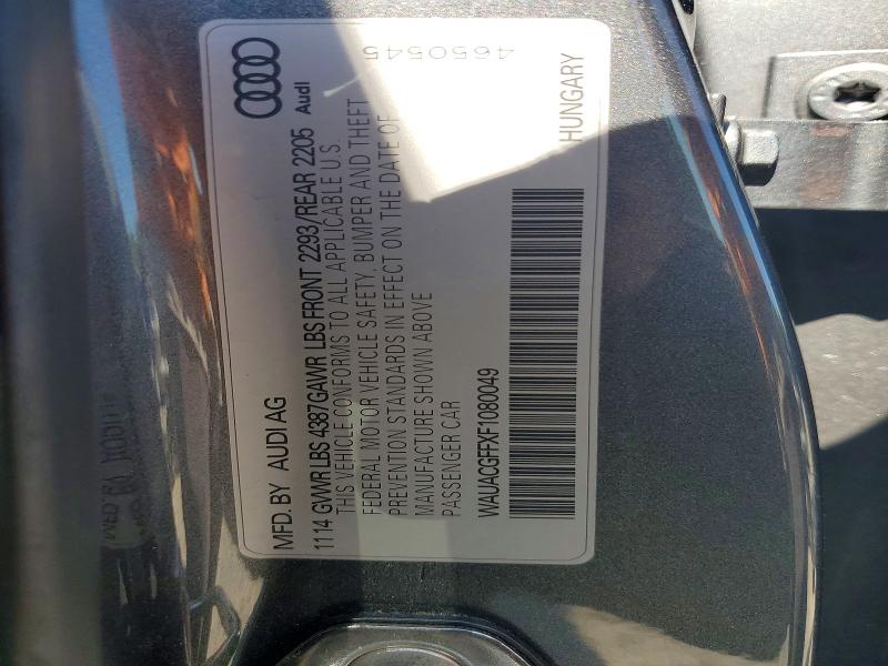 Aukcja sprzedaży 2015 Audi A3, vin: WAUACGFFXF1080049, numer aukcji: 66593326