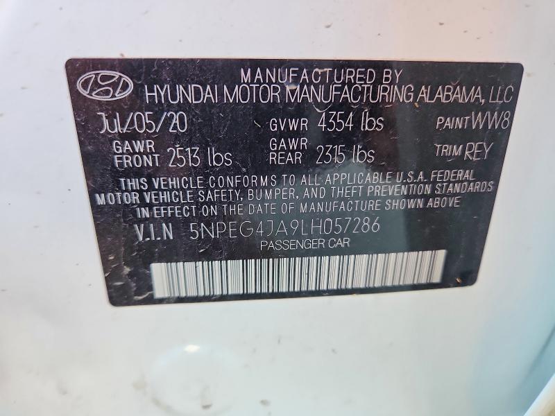 Продажа на аукционе авто 2020 Hyundai Sonata, vin: 5NPEG4JA9LH057286, номер лота: 66399506