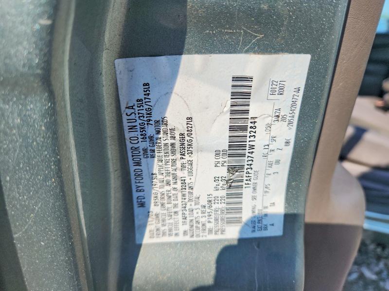 65189196 :رقم المزاد ، 1FAFP34374W132841 vin ، 2004 Ford Focus مزاد بيع