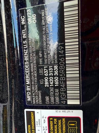 65508806 :رقم المزاد ، 4JGFB4FB5RB061491 vin ، 2024 Mercedes-benz Gle مزاد بيع