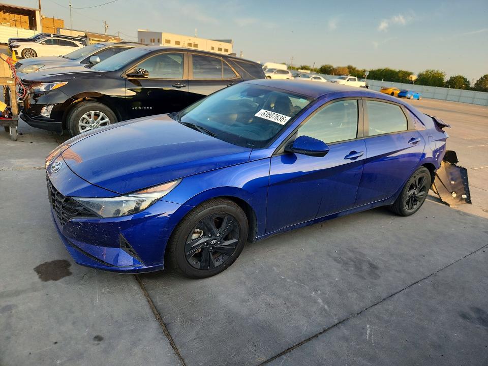 Продажа на аукционе авто 2021 Hyundai Elantra, vin: KMHLM4AG9MU068487, номер лота: 63607636