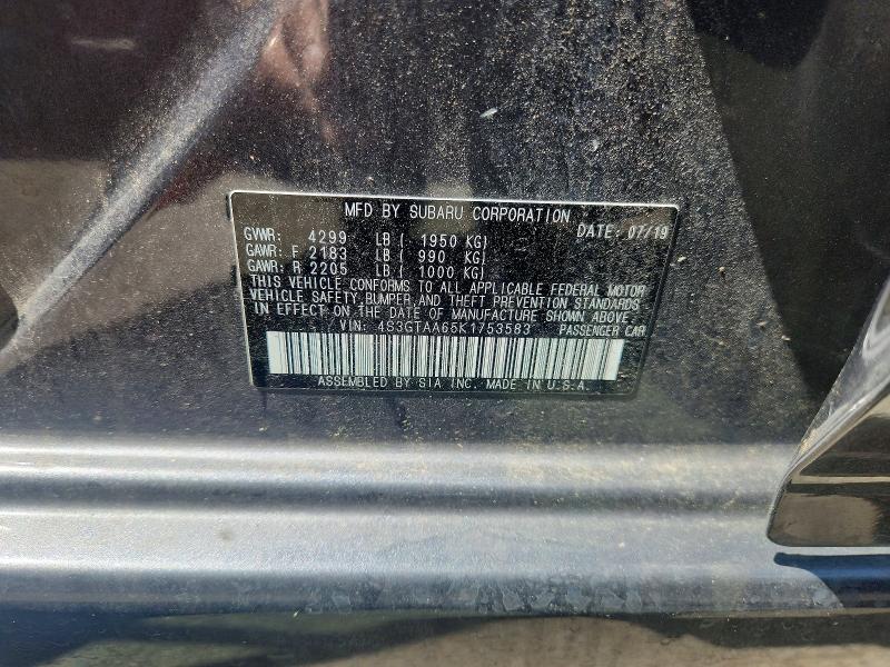 Aukcja sprzedaży 2019 Subaru Impreza, vin: 4S3GTAA65K1753583, numer aukcji: 63860946