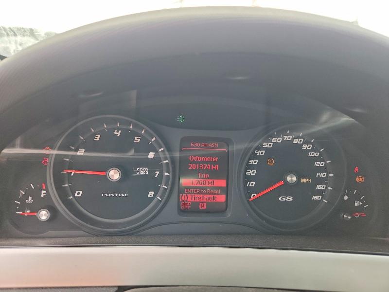 2008 Pontiac G8 მანქანა იყიდება აუქციონზე, vin: 6G2ER57748L124091, აუქციონის ნომერი: 64346626