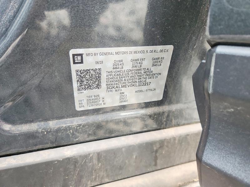 Aukcja sprzedaży 2019 Gmc Terrain, vin: 3GKALMEV0KL112217, numer aukcji: 64561156