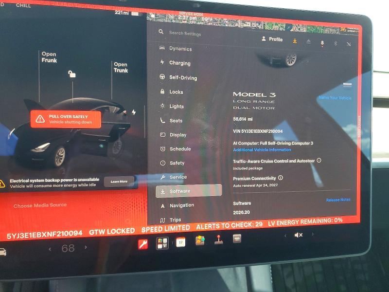 Продажа на аукционе авто 2022 Tesla Model 3, vin: 5YJ3E1EBXNF210094, номер лота: 64312296