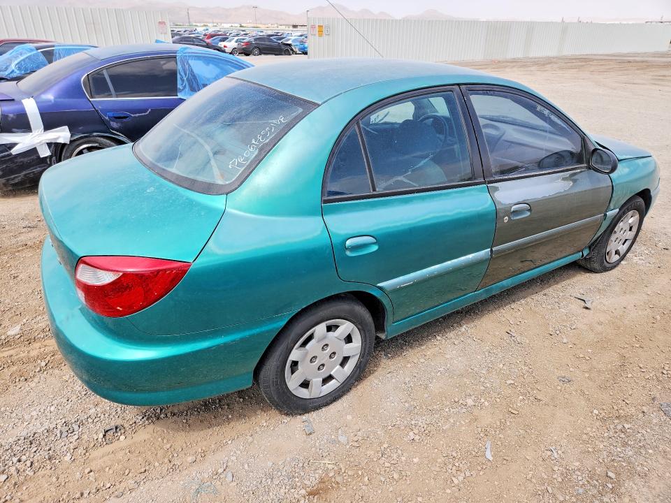 61589286 :رقم المزاد ، KNADC123626179843 vin ، 2002 Kia Rio مزاد بيع