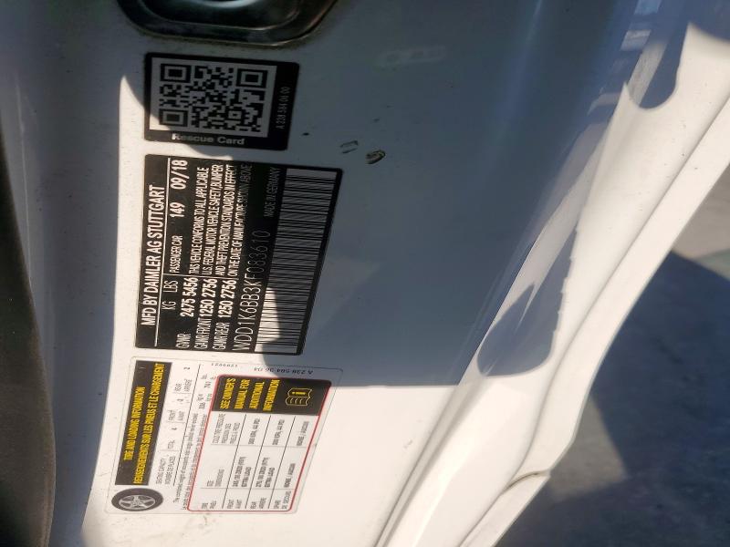 Aukcja sprzedaży 2019 Mercedes-benz E, vin: WDD1K6BB3KF083610, numer aukcji: 61696796