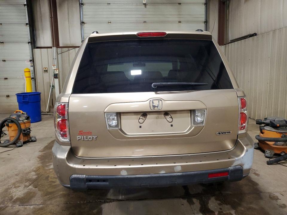 2006 Honda Pilot მანქანა იყიდება აუქციონზე, vin: 5FNYF18596B013492, აუქციონის ნომერი: 64250636