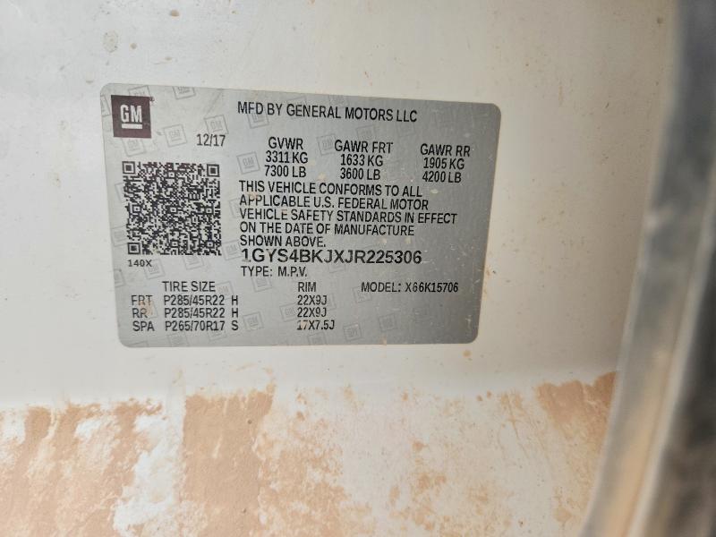 Aukcja sprzedaży 2018 Cadillac Escalade, vin: 1GYS4BKJXJR225306, numer aukcji: 65894876