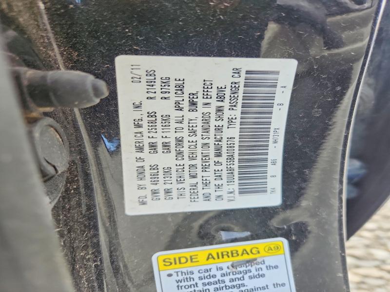 66347316 :رقم المزاد ، 19UUA8F55BA008576 vin ، 2011 Acura Tl مزاد بيع
