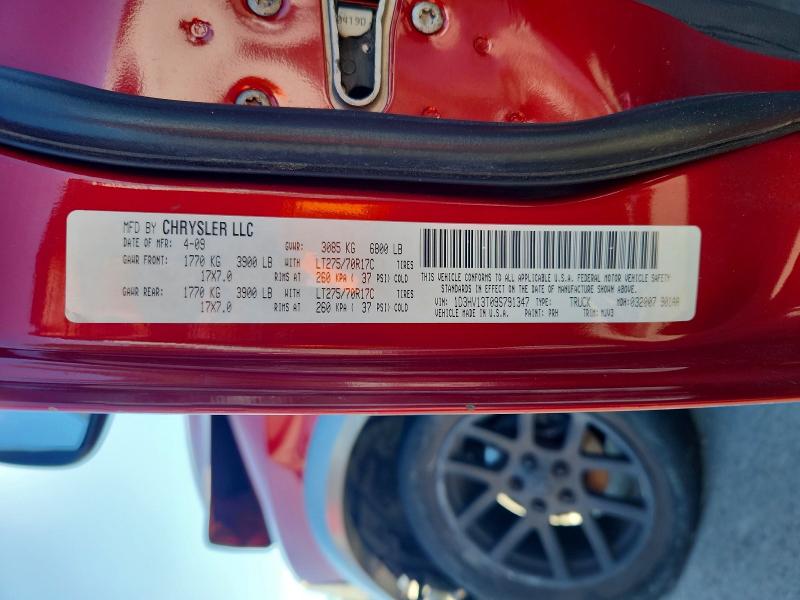 Auction sale of the 2009 Dodge Ram 1500, vin: 1D3HV13T09S791347, lot number: 65653816
