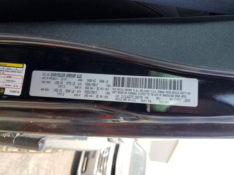 2015 Jeep Wrangler Unlimited მანქანა იყიდება აუქციონზე, vin: 1C4BJWDG7FL596778, აუქციონის ნომერი: 64969886