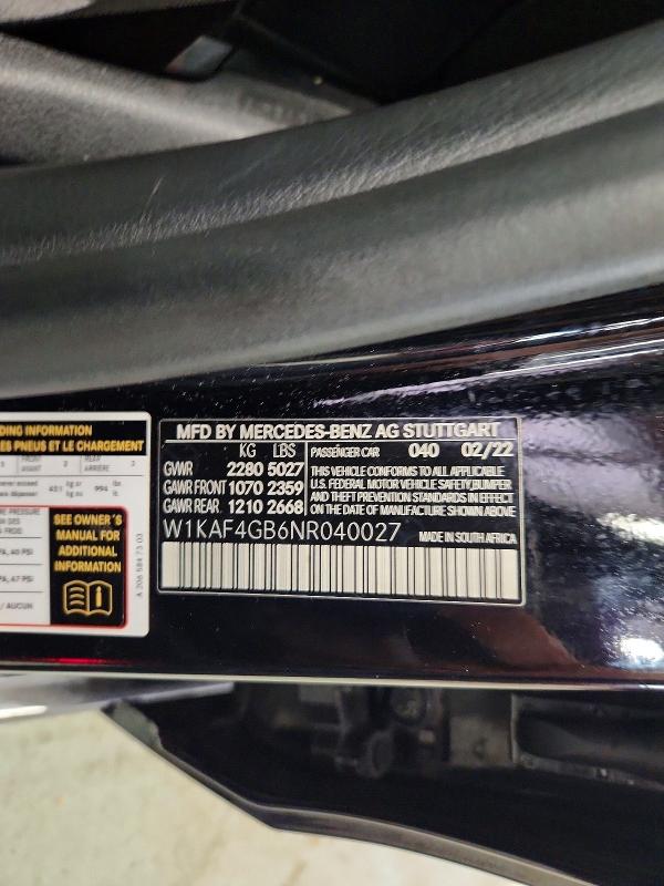 Продаж на аукціоні авто 2022 Mercedes-benz C, vin: W1KAF4GB6NR040027, номер лоту: 66928956