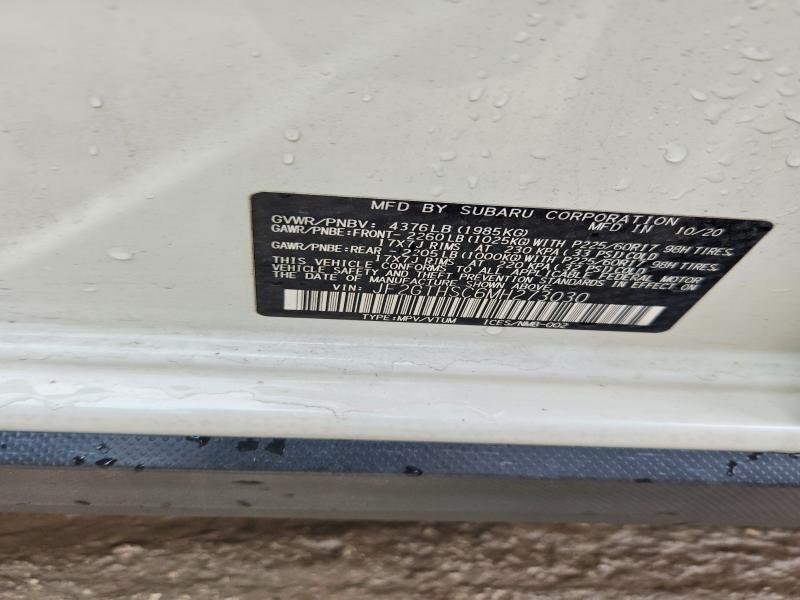 65544406 :رقم المزاد ، JF2GTHSC6MH273030 vin ، 2021 Subaru Crosstrek مزاد بيع