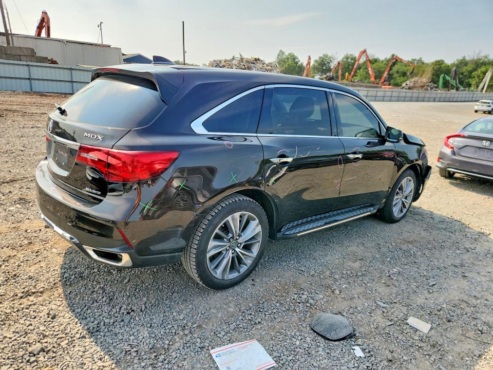 64966906 :رقم المزاد ، 5FRYD4H58HB016893 vin ، 2017 Acura Mdx مزاد بيع