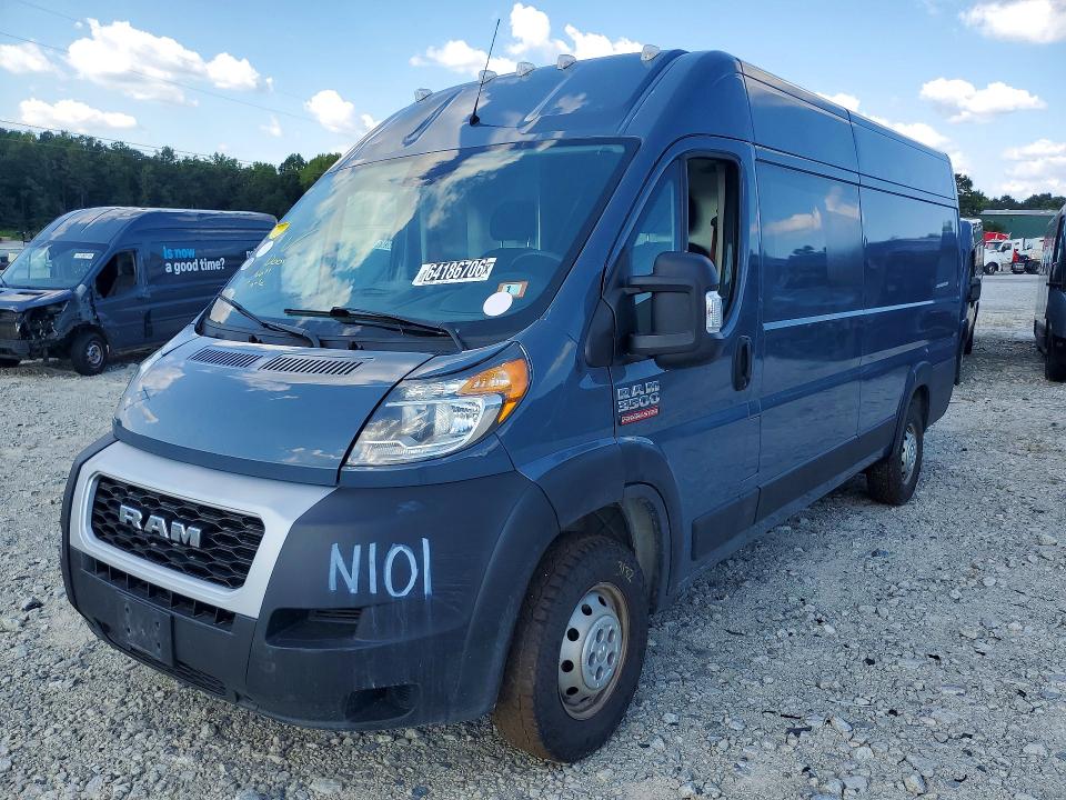 2021 Ram Promaster 3500 მანქანა იყიდება აუქციონზე, vin: 3C6MRVJG9ME544999, აუქციონის ნომერი: 64186706
