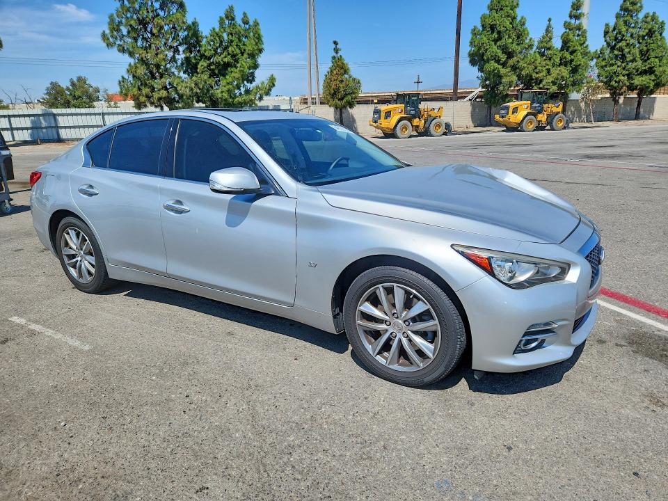 64857196 :رقم المزاد ، JN1BV7AR8FM401302 vin ، 2015 Infiniti Q50 مزاد بيع