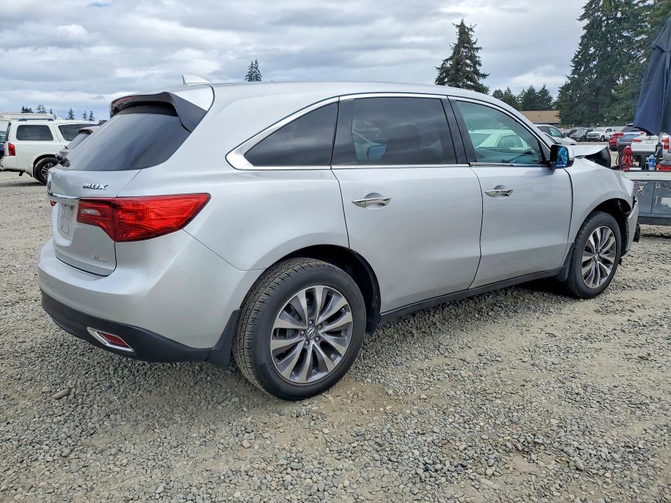 Продажа на аукционе авто 2015 Acura Mdx, vin: 5FRYD4H44FB501939, номер лота: 66461606