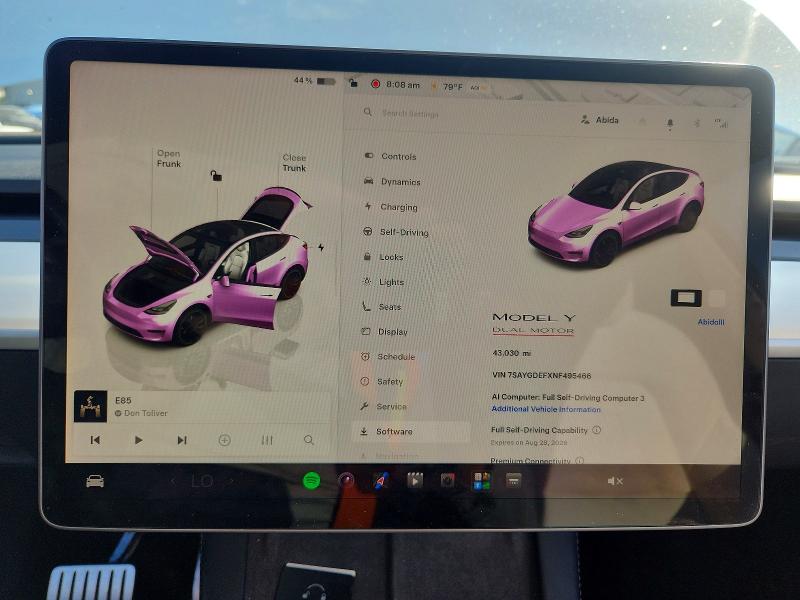 Aukcja sprzedaży 2022 Tesla Model Y, vin: 7SAYGDEFXNF495466, numer aukcji: 63336656