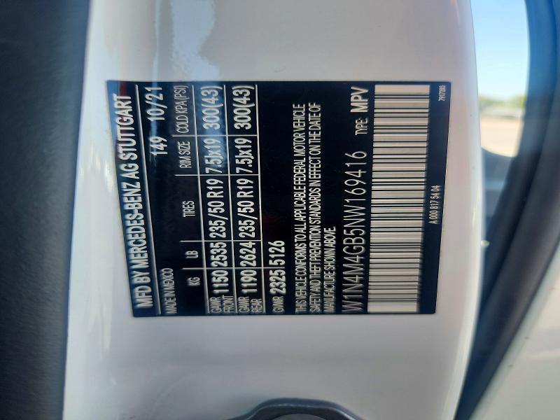 Aukcja sprzedaży 2022 Mercedes-benz Glb, vin: W1N4M4GB5NW169416, numer aukcji: 62424666