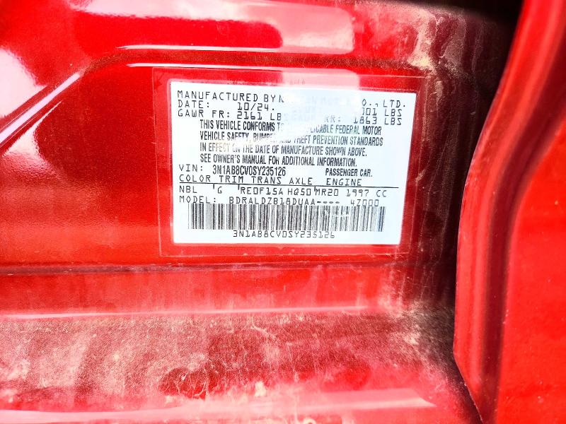 Продаж на аукціоні авто 2025 Nissan Sentra, vin: 3N1AB8CV0SY235126, номер лоту: 64944416