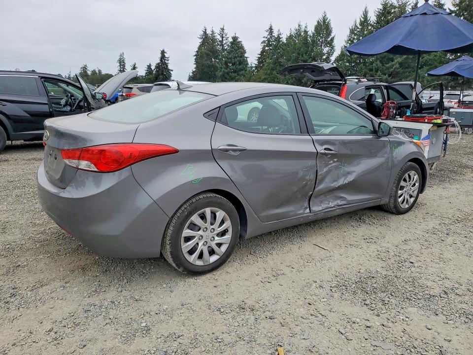 65808596 :رقم المزاد ، 5NPDH4AE6CH117617 vin ، 2012 Hyundai Elantra مزاد بيع