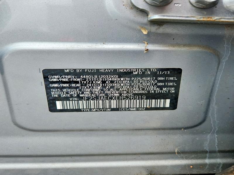 64065266 :رقم المزاد ، JF2SJAECXEH526919 vin ، 2014 Subaru Forester مزاد بيع