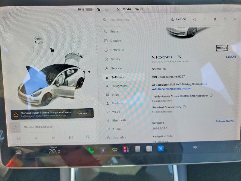 Продаж на аукціоні авто 2020 Tesla Model 3, vin: 5YJ3E1EA6LF615227, номер лоту: 66462096