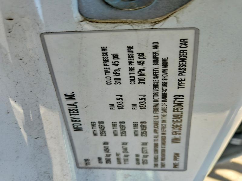 Aukcja sprzedaży 2020 Tesla Model 3, vin: 5YJ3E1EA9LF504719, numer aukcji: 65416806