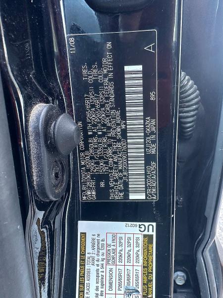 66967756 :رقم المزاد ، JTJBT20XX90176007 vin ، 2009 Lexus Gx مزاد بيع
