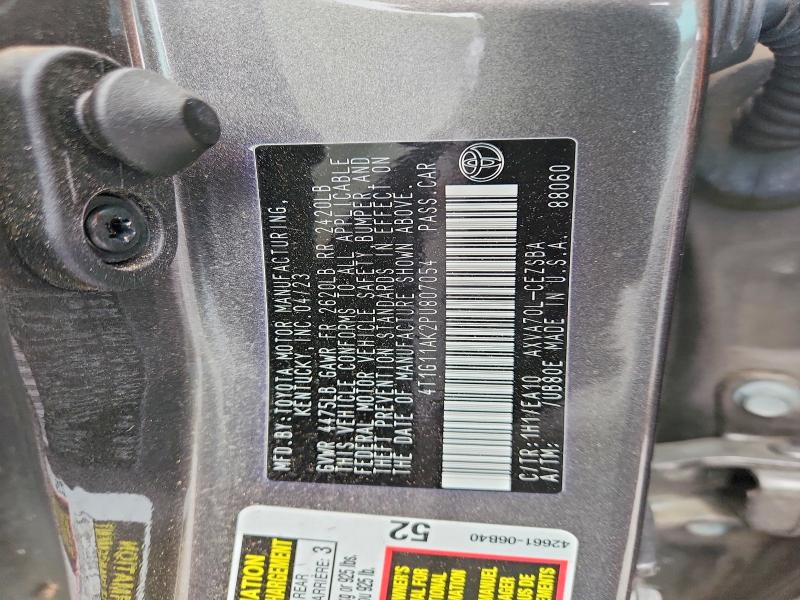Aukcja sprzedaży 2023 Toyota Camry, vin: 4T1G11AK2PU807054, numer aukcji: 66909816