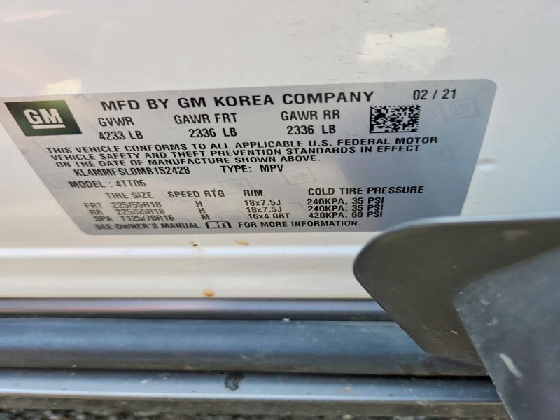 Aukcja sprzedaży 2021 Buick Encore Gx, vin: KL4MMFSL0MB152428, numer aukcji: 64813596