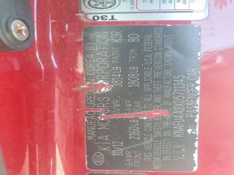Продажа на аукционе авто 2013 Kia Forte, vin: KNAFU4A2XD5711345, номер лота: 66901196