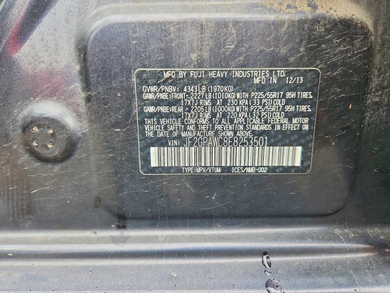63940946 :رقم المزاد ، JF2GPAWC8E8253501 vin ، 2014 Subaru Xv Crosstrek مزاد بيع