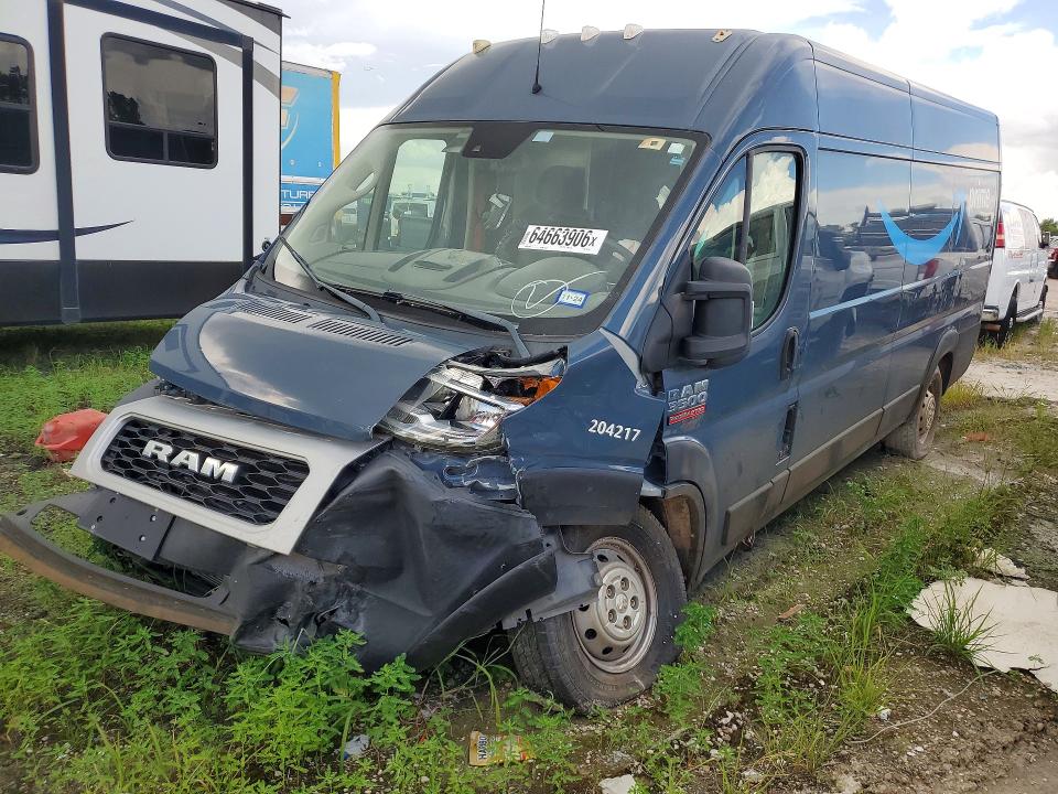2021 Ram Promaster 3500 მანქანა იყიდება აუქციონზე, vin: 3C6MRVJG9ME587349, აუქციონის ნომერი: 64663906