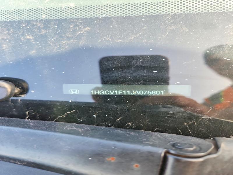 Aukcja sprzedaży 2018 Honda Accord, vin: 1HGCV1F11JA075601, numer aukcji: 65344216