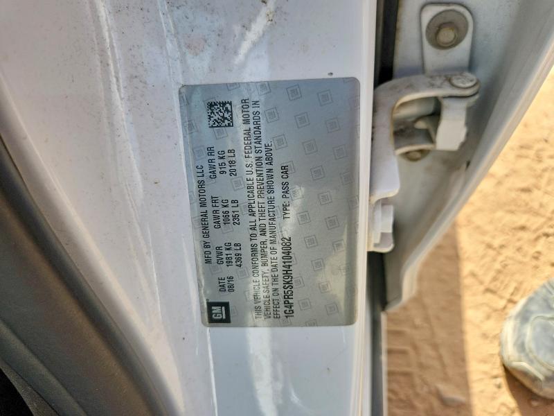 Продажа на аукционе авто 2017 Buick Verano, vin: 1G4PR5SK9H4104082, номер лота: 65991526