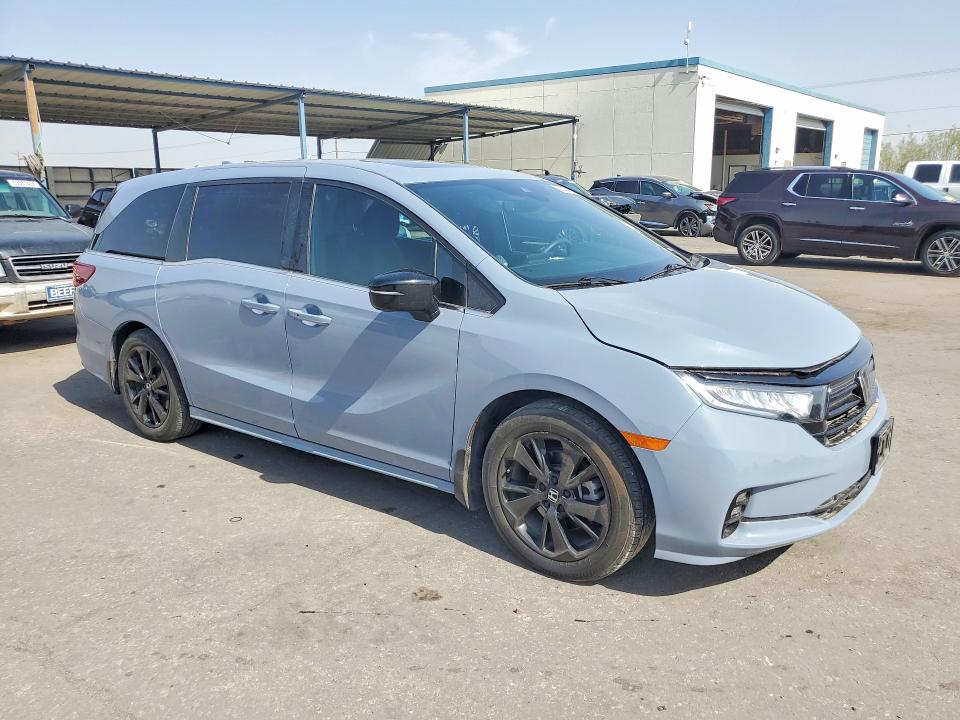 63447336 :رقم المزاد ، 5FNRL6H7XRB066301 vin ، 2024 Honda Odyssey مزاد بيع