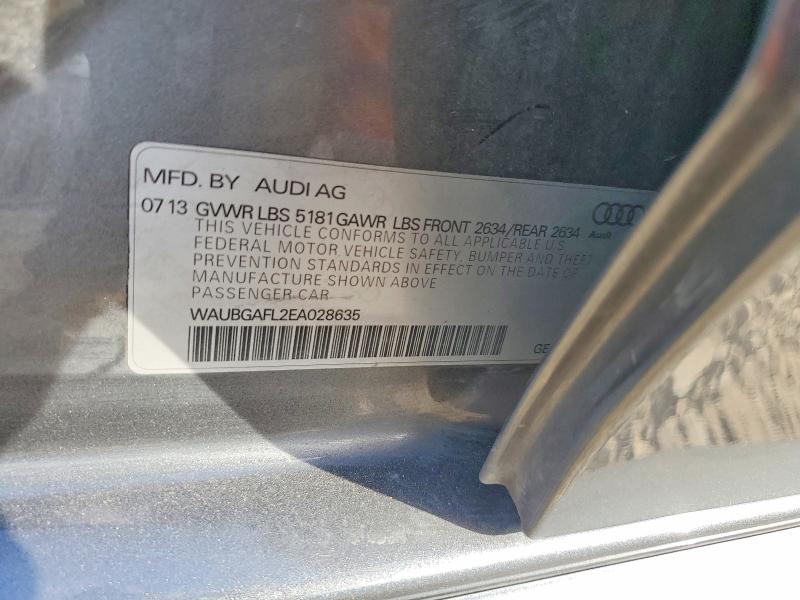 64060636 :رقم المزاد ، WAUBGAFL2EA028635 vin ، 2014 Audi S4 مزاد بيع